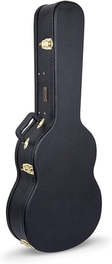 Crossrock CRW500CBK - Estuche de Madera para Guitarra Clásica, Se adapta a la mayoría de las guitarras clásicas de cuerdas de nailon de 4/4., El acolchado de 15 mm con forro de felpa negro protege perfectamente tu guita...
