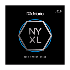 Daddario  NYS016 - Espesor: 0.016, Aleación de acero con alto contenido de carbono NYXL liso, 