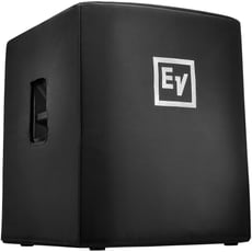 EV Electro Voice  ELX200-18S-CVR - Funda/protección para ELX200-18S de Electro Voice, De color negro, Logo EV blanco en el frente, Tejido: tejido de nailon acolchado, Recortes de ajuste preciso para manijas, 