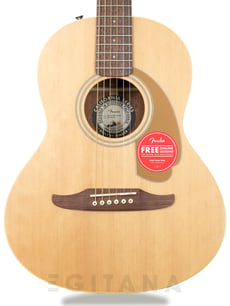 Fender Sonoran Mini Natural w. Bag - guitarra 3/4, Forma del cuerpo: Popular, tapa de abeto, Aros y fondo de sapeli, brazo en la otan, Diapasón en Nogal (Walnut), 