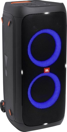 JBL  Partybox 310 Portable party speaker  - Caja de fiesta JBL 310, Diámetro del tweeter (imperial): 6,35 cm (2,5″), Diámetro del woofer (imperial): 16,5 cm (6,5″), Clasificación de potencia RMS: 240W, Rango de frecuencia: 45 – 20000 Hz, Rel...