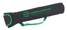 K&M 10012 Carrying Case - Bolsa de transporte, Para K&M 100/1, 10062, 10065, Tejido de nailon resistente al desgarro con carácter de pantalla, A prueba de agua, Color: negro con K&M, Con cierre de velcro y correas de transp...