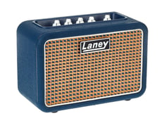 Laney  Mini-STB-Lion  - Amplificador de sobremesa compacto que funciona con pilas, Retraso de cinta y Bluetooth, Con el exclusivo Laney LSI (Laney Smartphone Insert): conecte su amplificador a su aplicación de guitarra fa...
