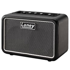 Laney  Mini STB Superg  - Amplificador de sobremesa compacto que funciona con pilas, Retraso de cinta y Bluetooth, Con el exclusivo Laney LSI (Laney Smartphone Insert): conecte su amplificador a su aplicación de guitarra fa...