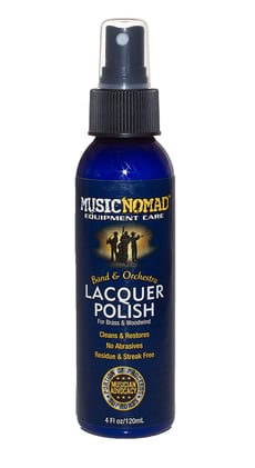 Musicnomad Lacquer Polish (120ml) - Cantidad: 120ml, Limpia y protege los acabados lacados, Fácil de usar, con potenciadores de brillo, protección UV y agentes antiestáticos, no deja residuos, 