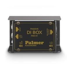 Palmer PAN 01 - Tipo pasivo, Número de canales 1, entradas 1, Conectores de entrada jack de 6,3 mm, máx. nivel de entrada + 54 dBu, Impedancia de entrada (a 60 Hz) 60 k Ohm(s), 