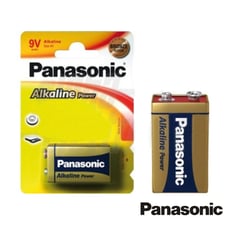 Panasonic  Pilha Alcalina 9V/6lr61 Blister  - Pila alcalina, Tipo de batería: 9V / 6LR61, Voltaje de funcionamiento: 9V, Suministrado en blister, 