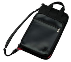 Tama Powerpad Stick Bag large PBS50 - Capacidad para hasta 24 palillos y mazos, 4 correas para ayudar a acceder a cuatro palillos de dientes, bolsillo externo, asa de transporte, bandolera, 