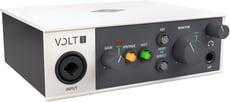 Universal Audio Volt 1  B-Stock - Interfaz de audio USB 1x2, Convertidor AD/DA de 24 bits/192 kHz, Preamplificador de micrófono incorporado con modo de preamplificador de micrófono vintage, Alimentación phantom conmutable de +48 V,...