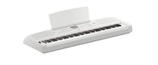 Yamaha  DGX-670 WH  - Teclado con sensibilidad, 601 sonidos de alta calidad que incluyen, Piano de cola CFX y 29 kits de batería/SFX, 256 notas de polifonía, Súper sonidos de articulación, VRM (Modelado de resonancia vi...