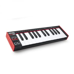 Akai  Professional LPK25 MKII - controlador de teclado portátil, 25 mini teclas sensibles a la velocidad, Botones para selección de octava, sustain, tap tempo, arpegiador y funciones especiales, Arpegiador con 7 modos de juego, 8...