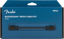 Fender  Blockchain Patch Cable Kit SM Black Angled - Angled - Conector Tipo A MONO 6.3 mm Macho, Conector Tipo B MONO 6.3 mm Macho, Conector de ángulo Angular - Angular, 