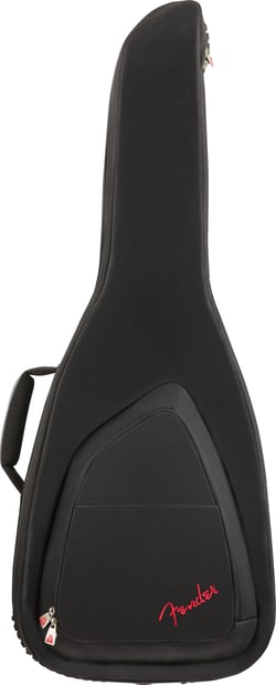 Fender  FE620 E-Guitar Gig Bag  - Material: poliéster de 600 denier, relleno de 20 mm, forro de microfibra, soporte para el cuello, Sistema de protección de botón de manija interior y exterior, Asa ergonómica súper acolchada, 