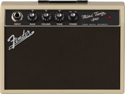 Fender Mini Amp - Mini '65 TWIN-AMP™, Blonde - miniamplificador;, Dimensiones en pulgadas: 3.50x6.50x7.50, 