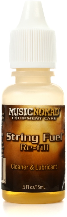 Musicnomad String Fuel Refill (15ml) - Cantidad: 15ml, Manera conveniente de recargar el aplicador de String Fuel (MN109) dos veces después de que se haya secado con el tiempo de uso, 