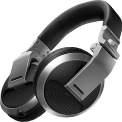 Pioneer DJ HDJ-X5 S  - Auriculares profesionales para DJ, Frecuencia: 5 - 30.000 Hz, Sensibilidad: 102dB, Potencia máxima de entrada 2000 mW, Impedancia 32 Ω, Peso (sin cable) 269 g, 