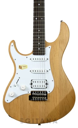 Yamaha Pacifica 112JL YNS - guitarra eléctrica para zurdos, Cuerpo en Aliso (Alder), brazo de arce, Escala de arce, Perfil del brazo: C, Radio del brazo: 350 mm, 