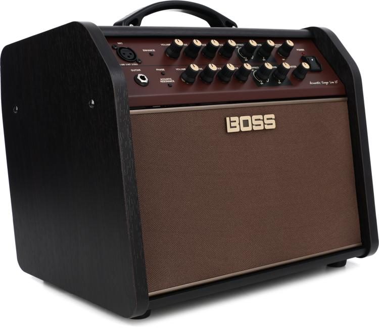 BOSS ACS LIVE LT Acoustic Singer Combo Profissional com 60W potência para Guitarra Acústica